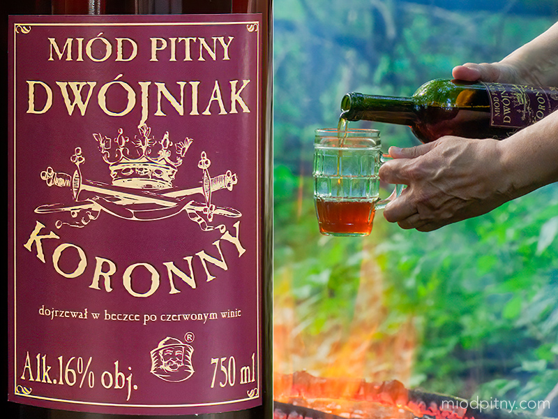 Dwójniak Koronny (beczka, czerwone wino)