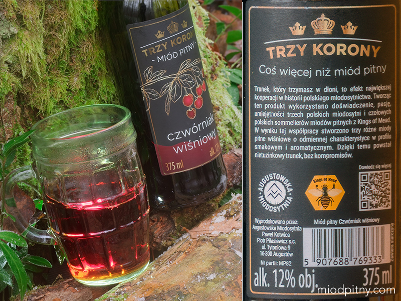 Czwórniak Wiśniowy - Augustowska Miodosytnia - Trzy Korony