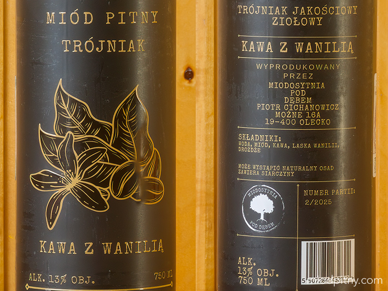 Trójniak kawa z wanilią - Miodosytnia pod Dębem 